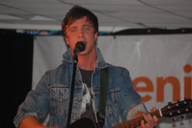 Sam Callahan performing at our Phoenix in the Foyer event back in March