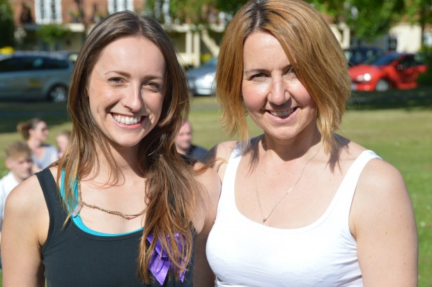 Jo Kemp and Jessica Livingstone from Wellbeing Yoga Brentwood
