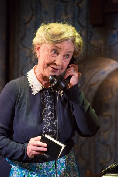 Ann Penfold as Mrs Wilberforce. The Ladykillers at the New Wolsey Theatre. Photo Mike Kwasniak small