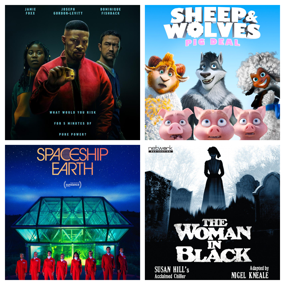 Film Reviews: Project Power, Sheep & Wolves: Pig Deal, The Woman In Black, Spaceship  Earth - Phoenix FM