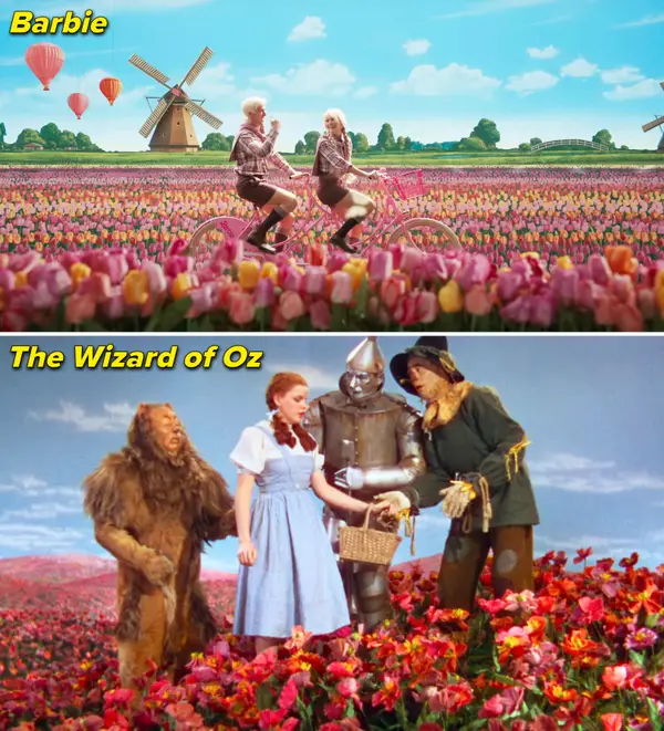Barbie film compared with The Wizard of Oz